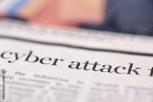 Cyber attack written newspaper