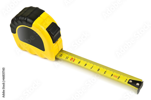 yellow measuring tape