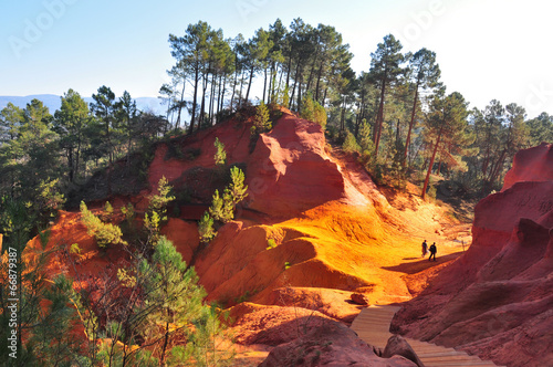 Les ocres de Roussillon.