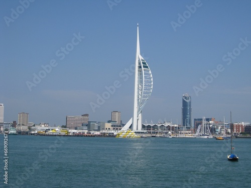 spinnaker tower at portsmouth, uk