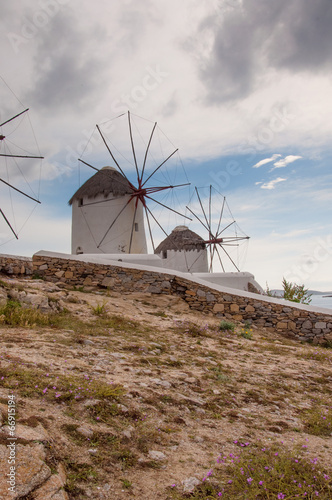 Windmills in Mykonos city