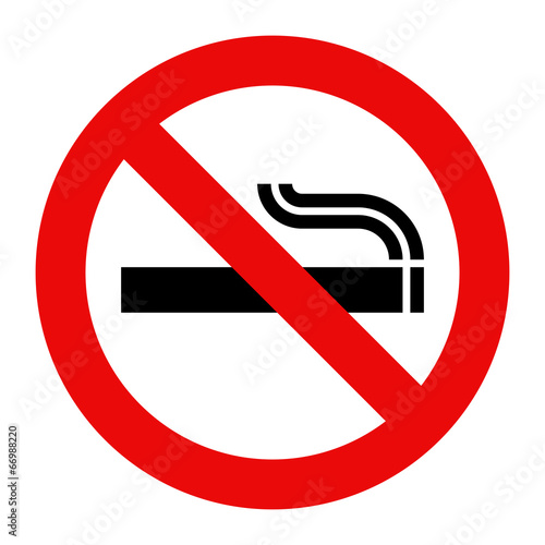 No smoking sign