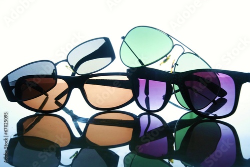 Different types of sunglasses