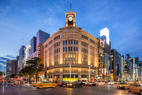 Ginza in Tokyo