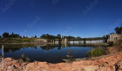 Burnett river at night