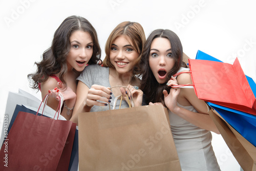Girl and shopping