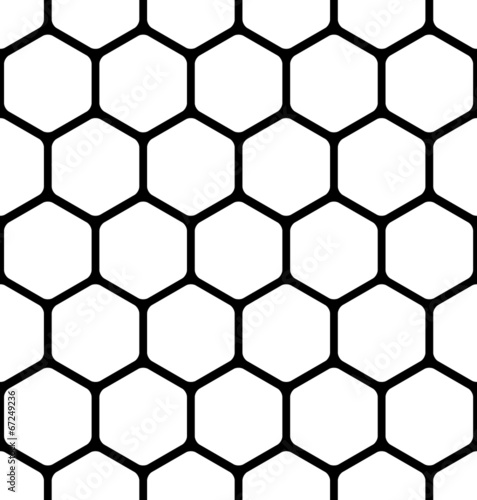 seamless pattern consists of a honeycomb
