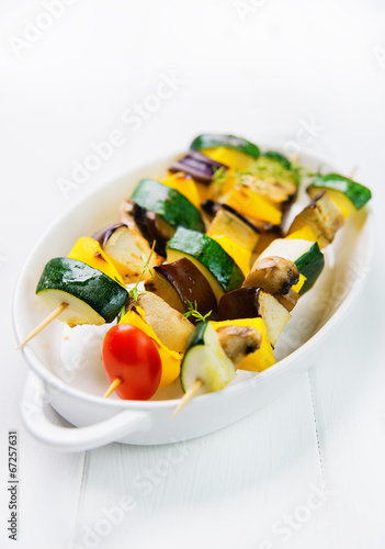 vegetable skewer