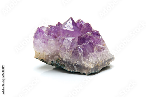 purple amethyst cluster