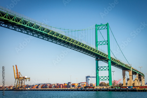 Vincent Thomas Bridge in San Pedro, CA