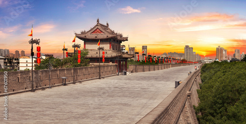 City wall in Xian