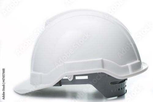 Safety helmet isolated with white background