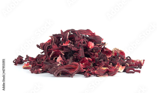 Dry hibiscus tea