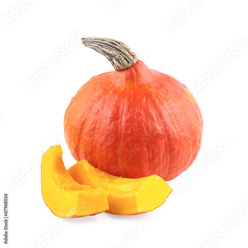 Pumpkin isolated on white