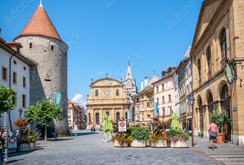 Place Pestalozzi d'Yverdon-les-Bains