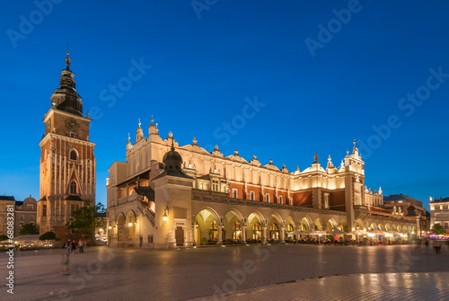 Sukiennice on The Main Market Square in Krakow