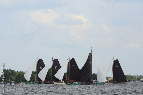 traditional dutch sailing boats