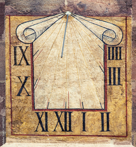 Historic sundial