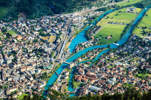 Interlaken town, Switzerland