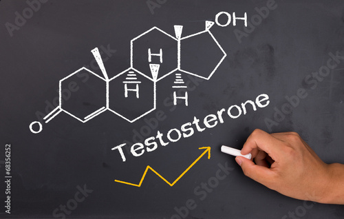Testosterone chemical structure formula