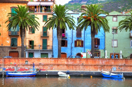 Boats on the river, Bosa, Sardinia