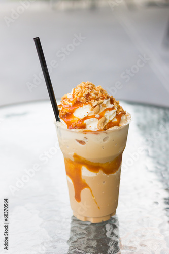 coffee caramel frappe