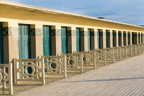 Beach huts in Deauville, France