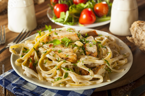 Homemade Fettucini Aflredo Pasta