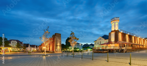 Salzuflen beleuchtet Panorama