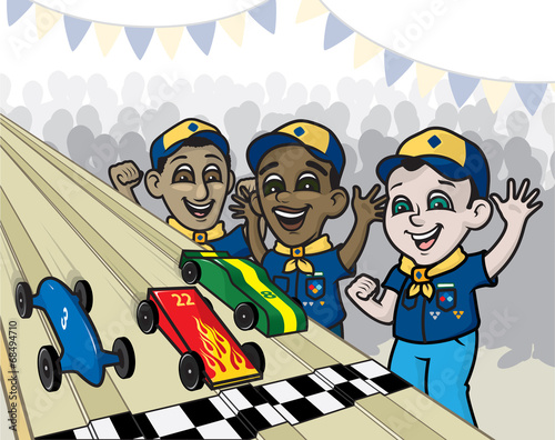 Pinewood Derby Race