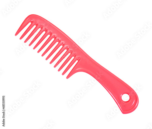 Hair comb isolated on white background