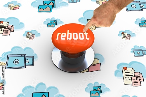 Reboot against orange push button