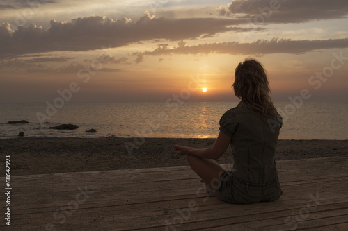 Meditazione al mare