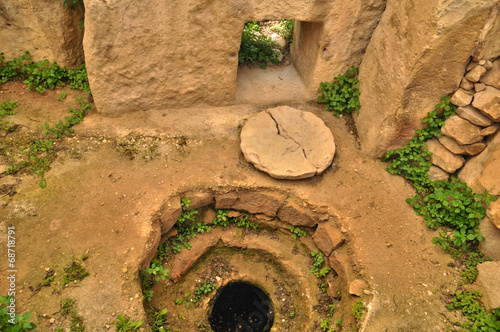 Malta, the megalithic temples of Tarxien