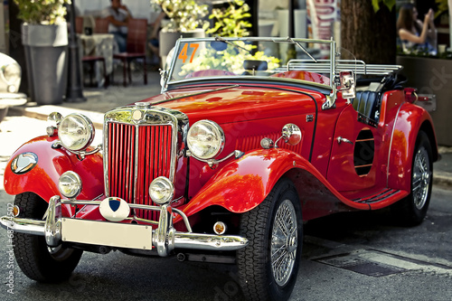 auto d'epoca in esposizione