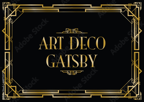 gatsby art deco background
