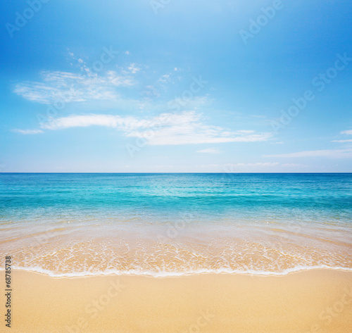 beach and tropical sea