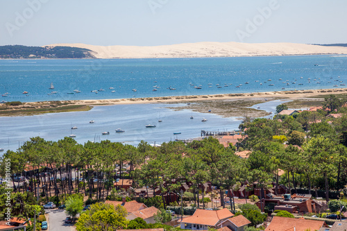 La dune du Pilat depuis le phare de Cap Ferret