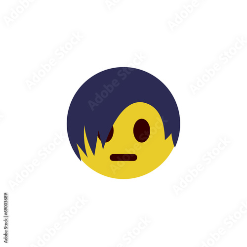 Emo flat emoji