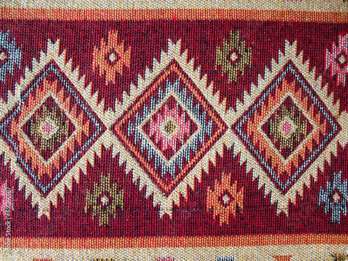 detail of a turkish kelim