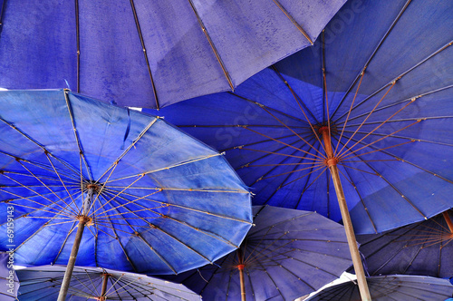 Overlap Blue Umbrella