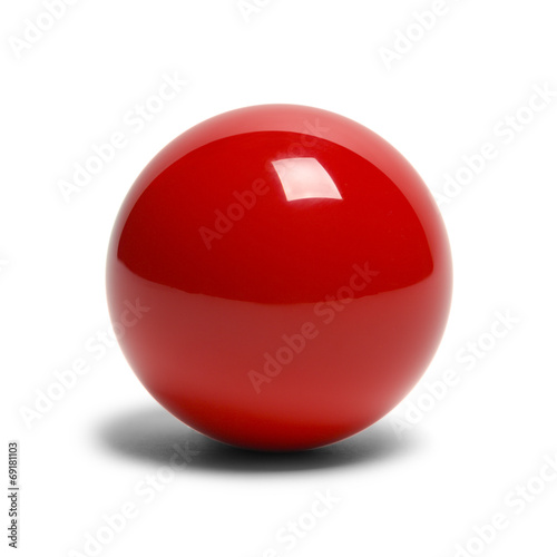 Red Billard Ball