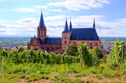 Oppenheim, Katharinenkirche (aus West) - Sommer 2014