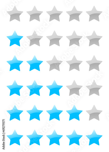 vector rating stars