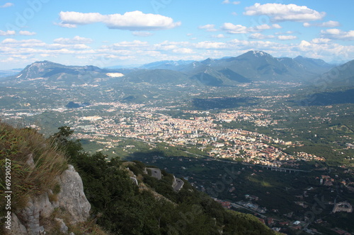 Avellino, panorama da Montevergine