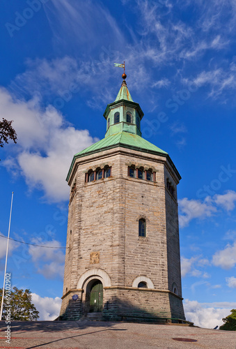 Valberg watchmen tower (1853) in Stavanger, Norway