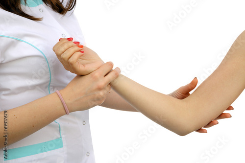 Ręka pacjentki