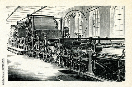 Papermaking machine 1876