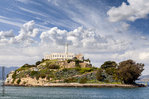 Alcatraz Island in San Francisco, USA.