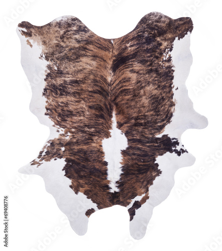 Cow hide isolated